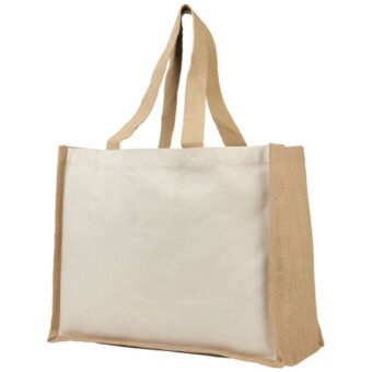 Varai handlenett i 320 g lerret og jute 23L