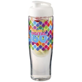H2O Active® Tempo 700 ml sportsflaske og infuser med flipp lokk