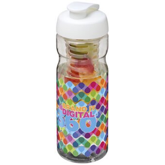 H2O Active® Base 650 ml sportsflaske og infuser med flipp lokk