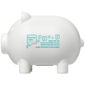 Oink sparegris av resirkulert plast