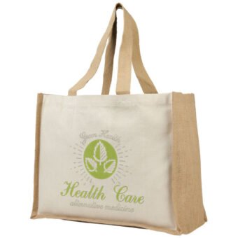 Varai handlenett i 320 g lerret og jute 23L