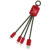 Mid red/Solid svart