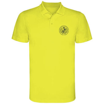 Monzha kortermet teknisk polo for herre