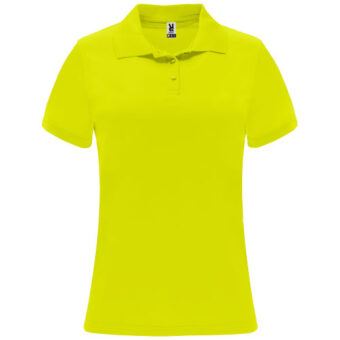 Monzha kortermet teknisk polo for dame